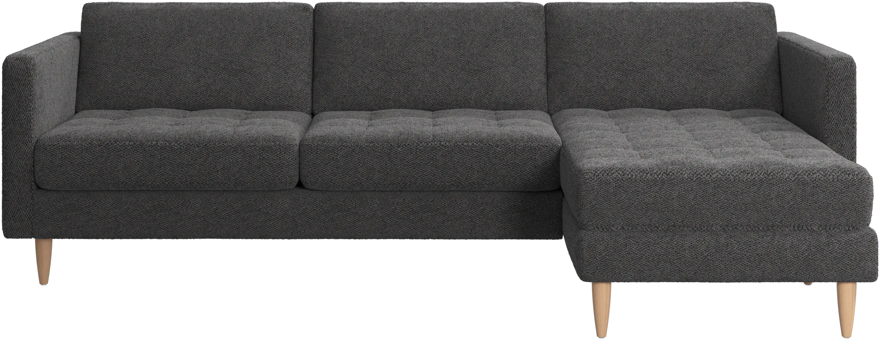 Osaka sofa with resting unit, tufted seat