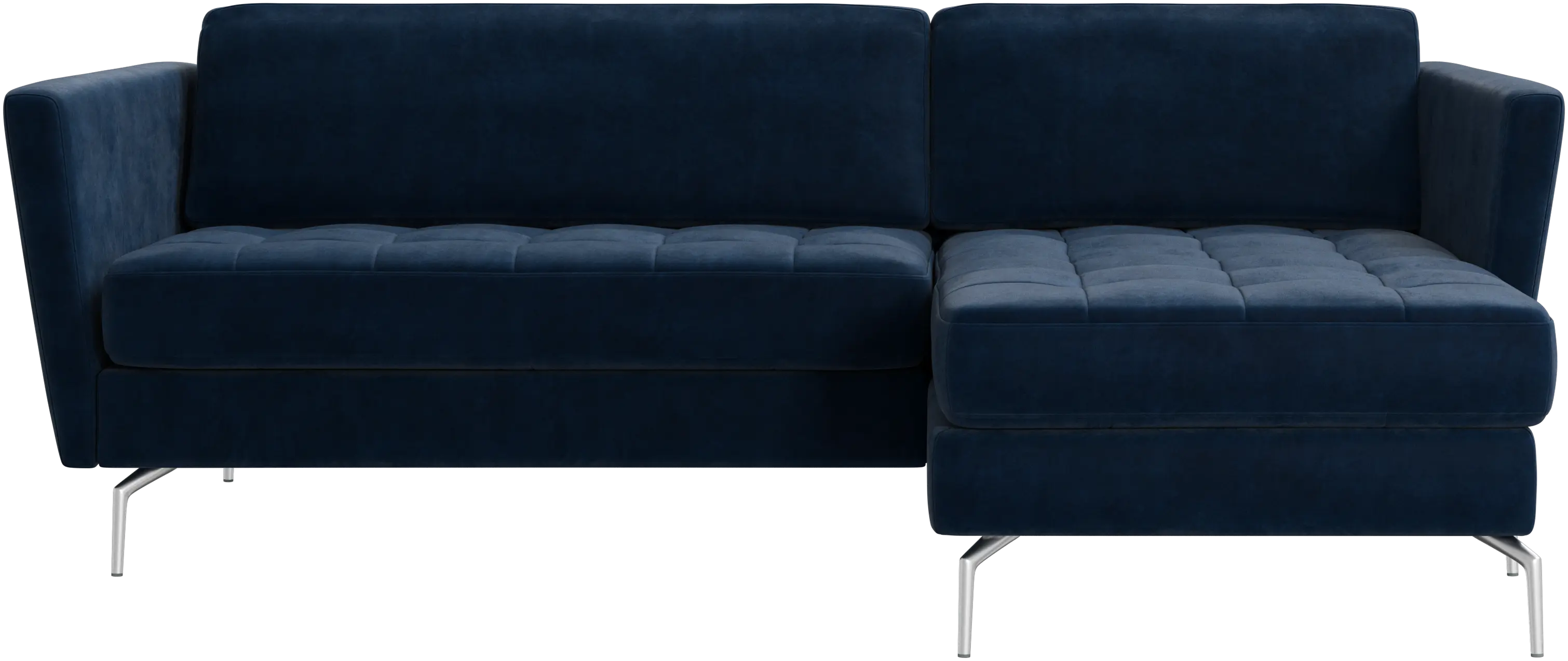 Osaka sofa with resting unit, tufted seat