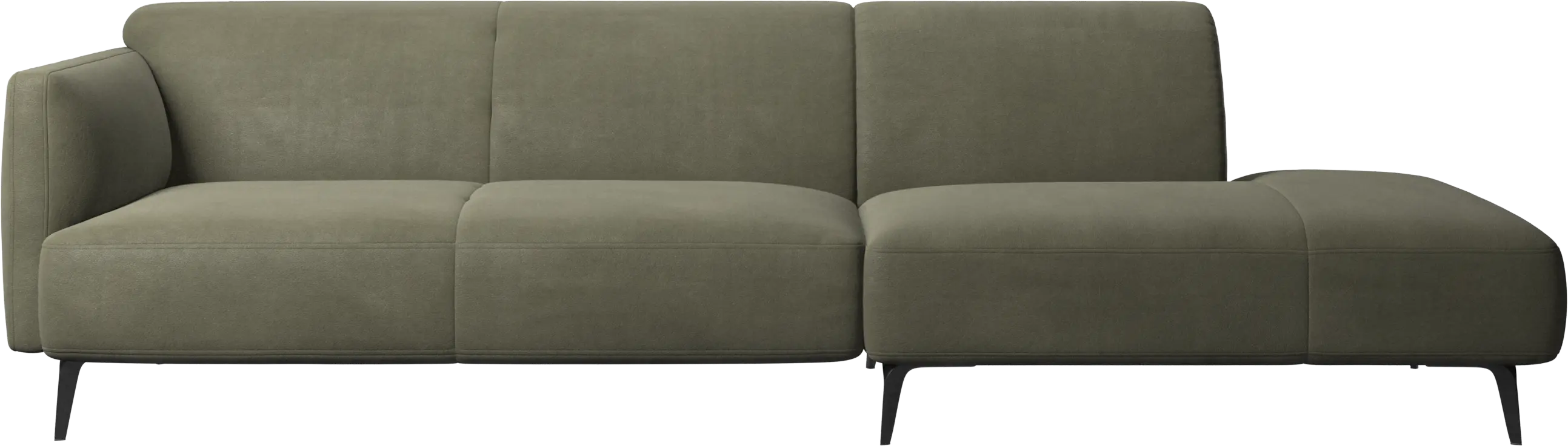 Modena sofa with lounging unit