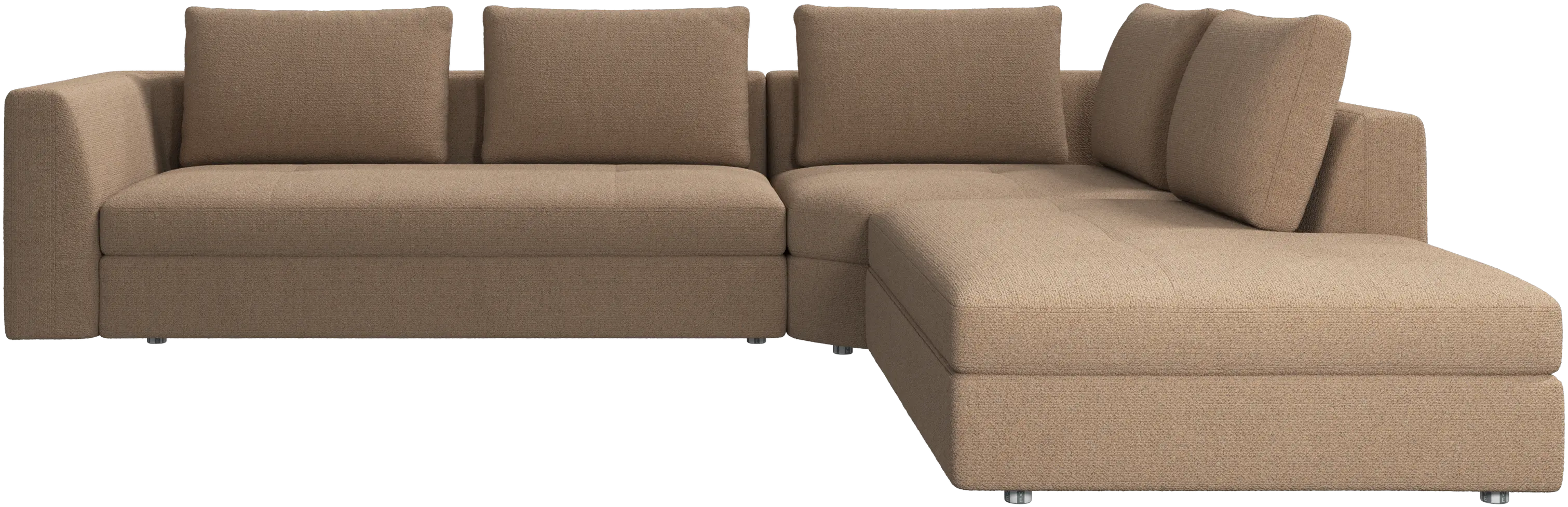 Bergamo corner sofa with lounging unit