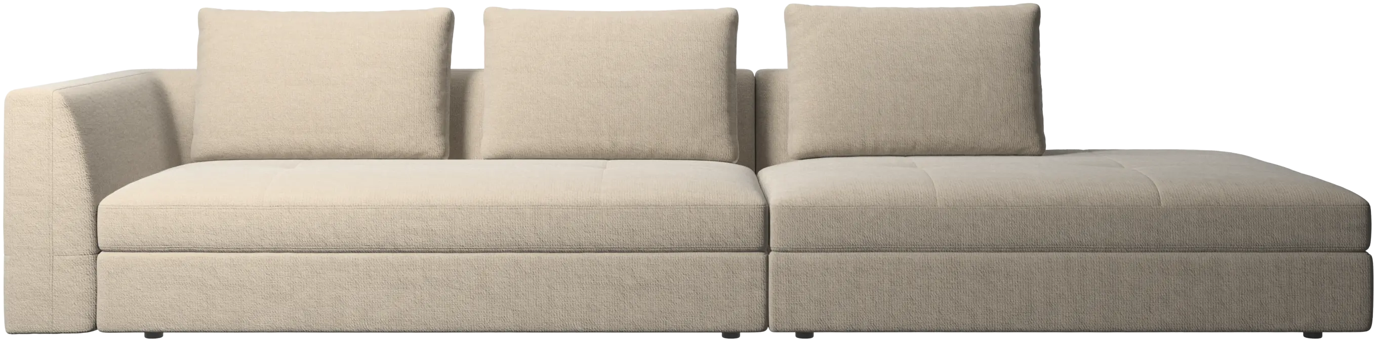 Bergamo sofa with lounging unit