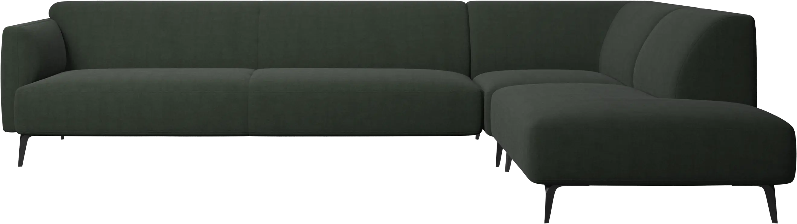 Modena corner sofa with lounging unit