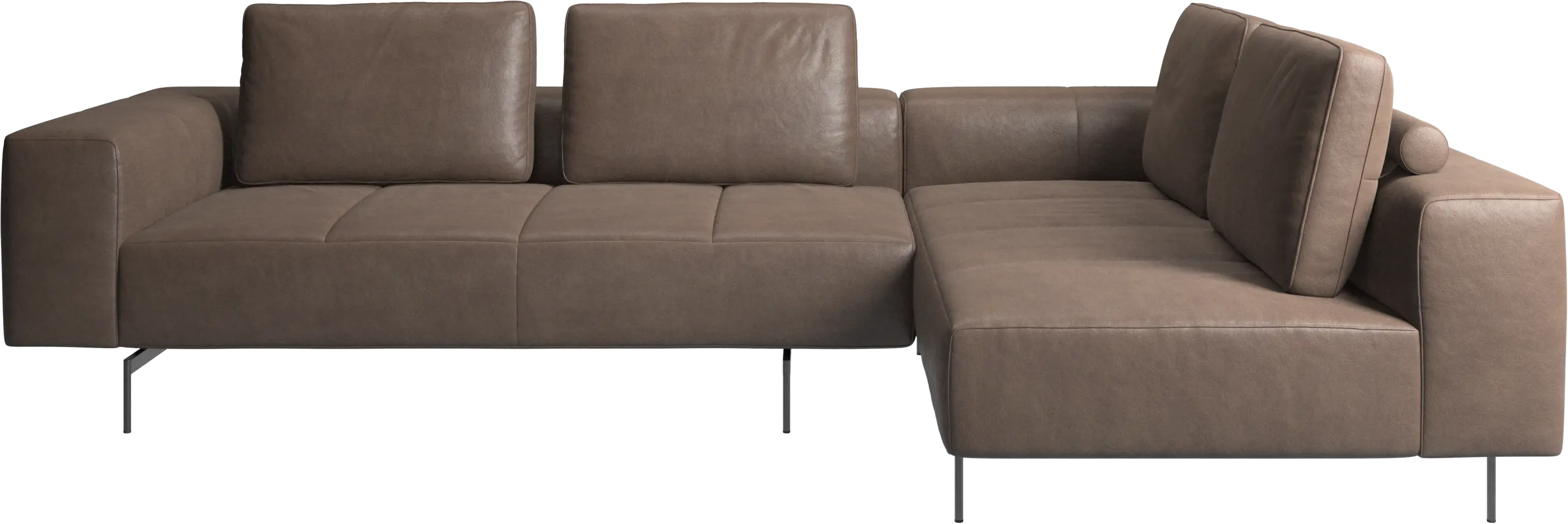 Amsterdam corner sofa with lounging unit