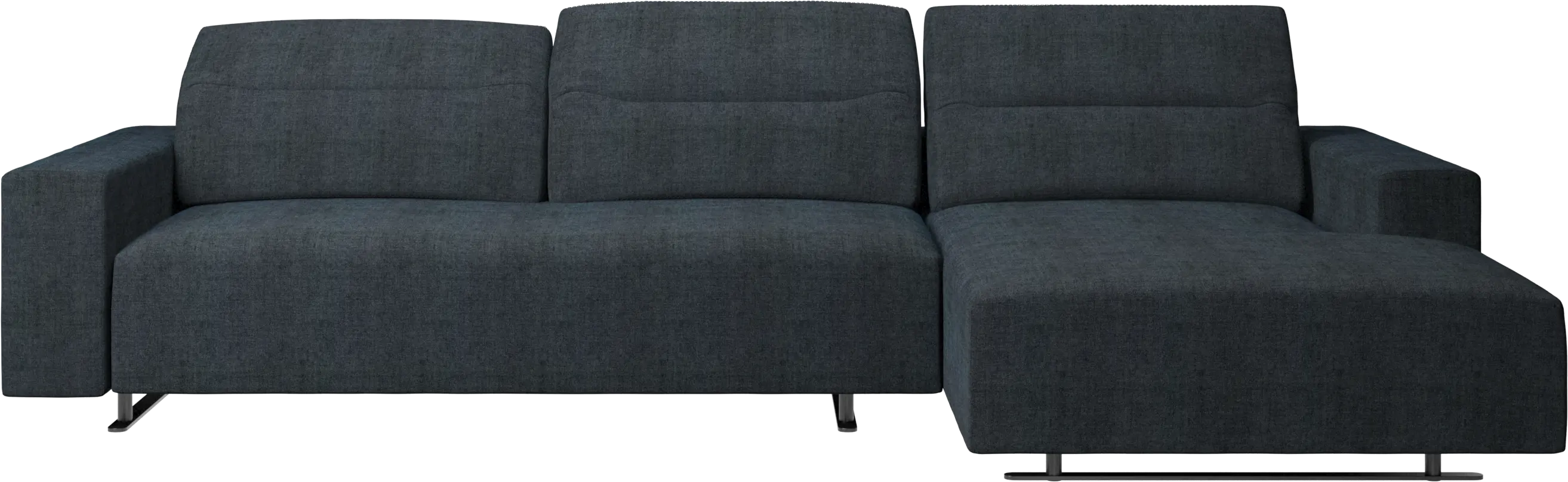Hampton sofa with adjustable back and resting unit left side