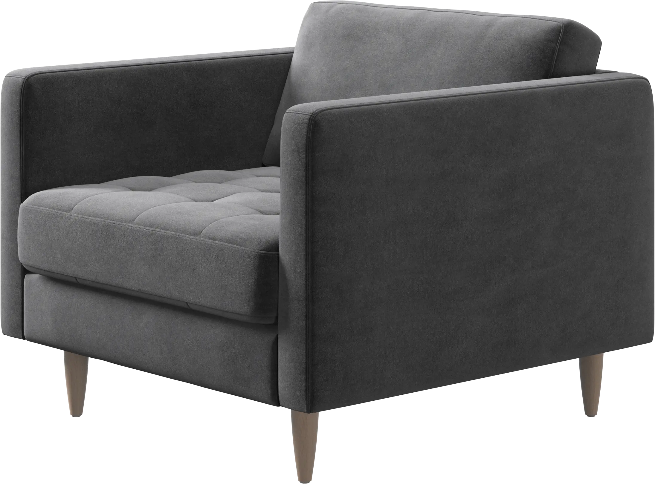 Osaka chair, tufted seat