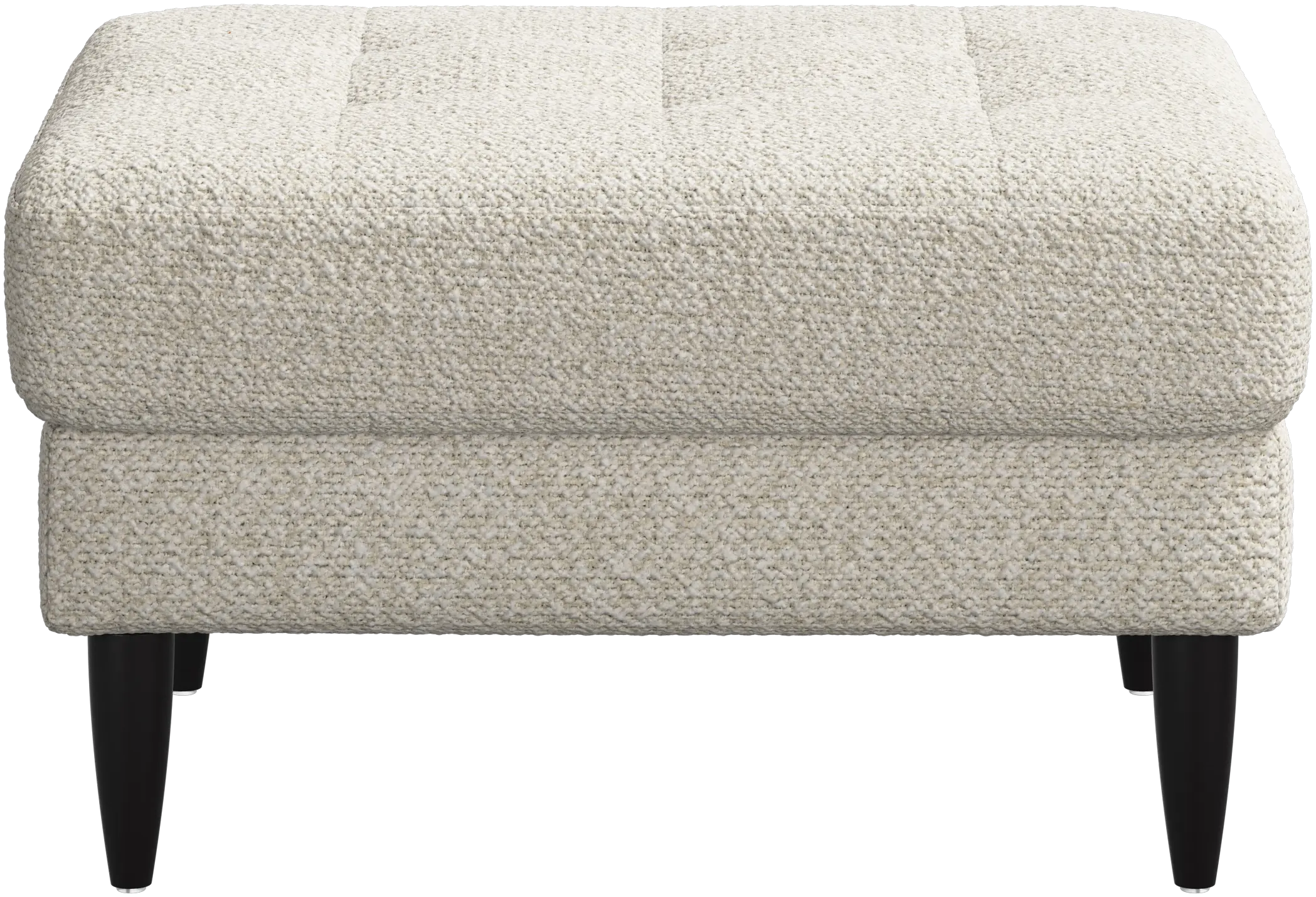 Osaka footstool, tufted seat