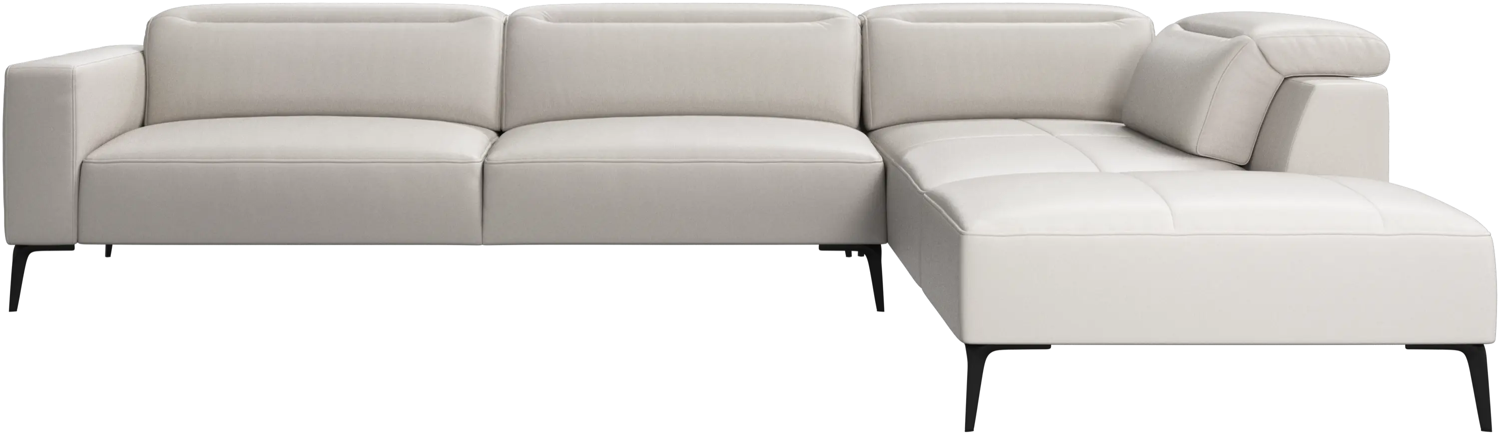 Zürich corner sofa with lounging unit