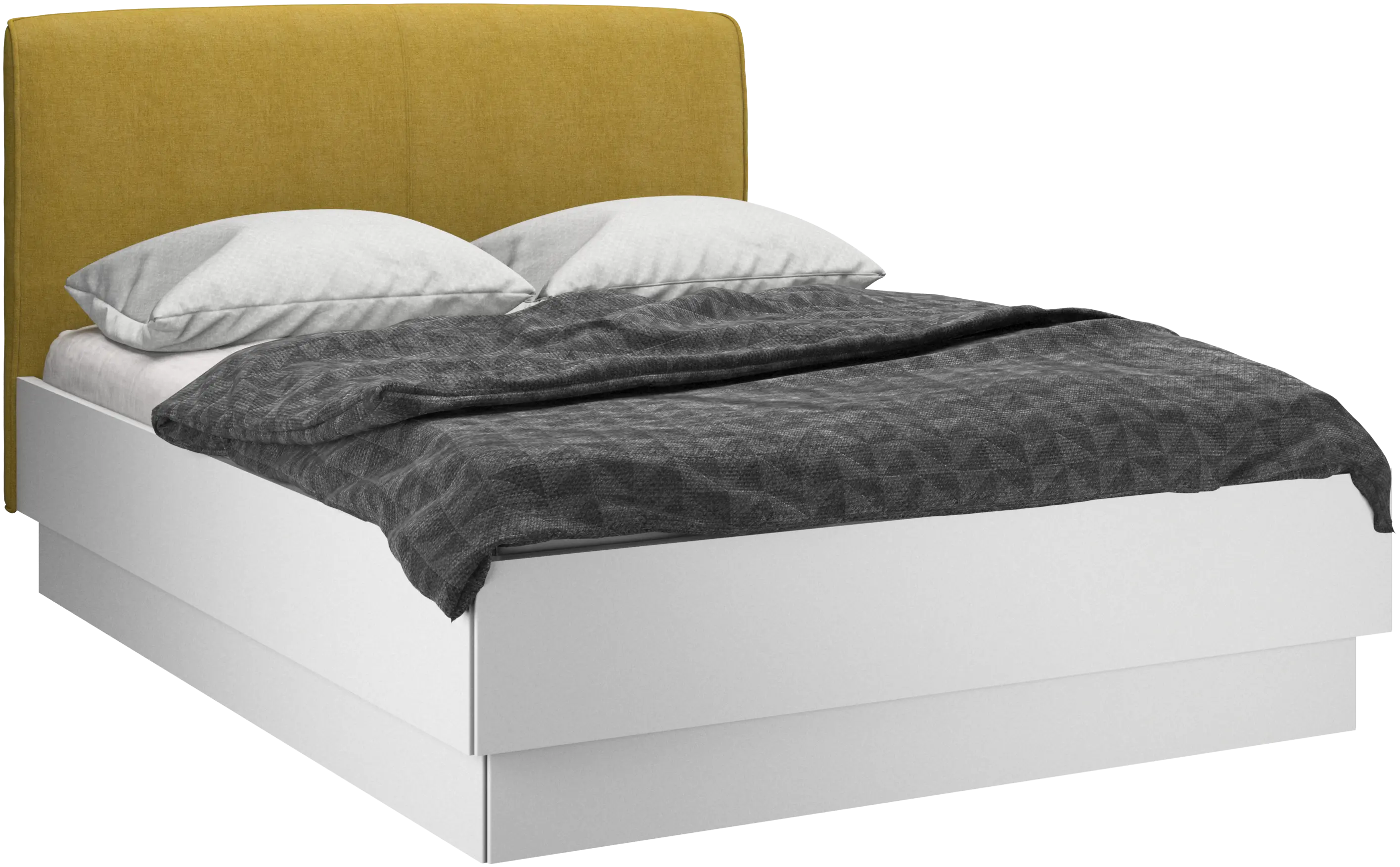 Houston, upholstered bed with storage