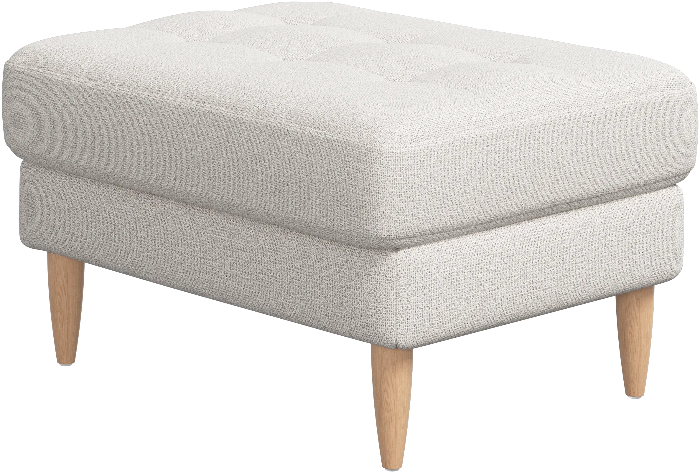 Pouf Osaka, assise capitonnée