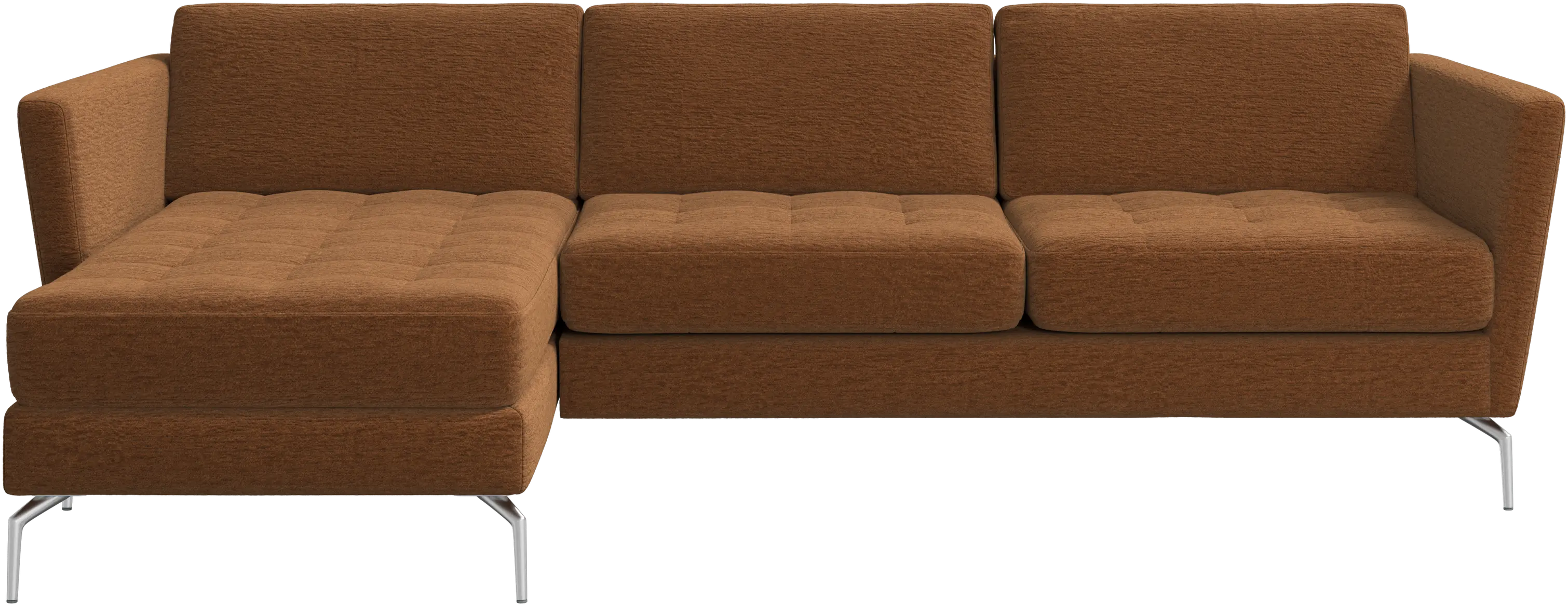 Osaka sofa with resting unit, tufted seat