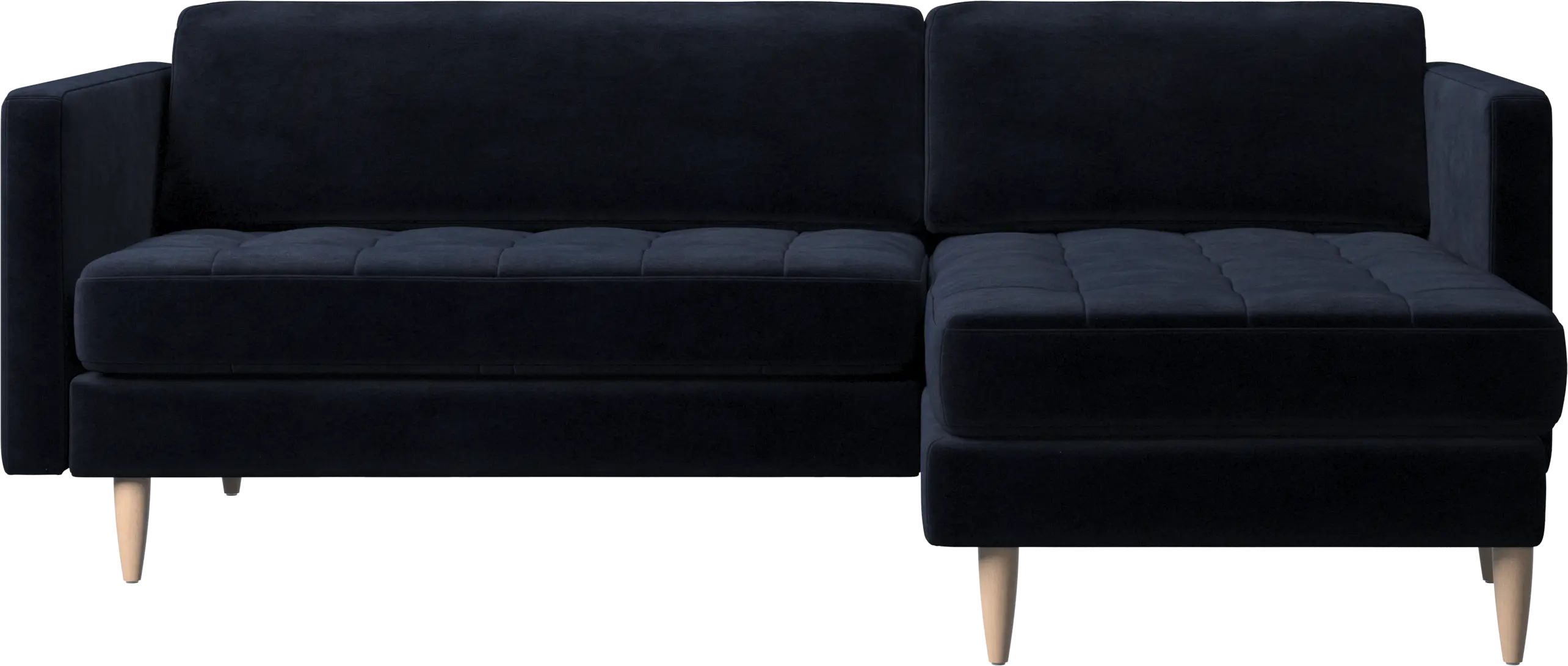 Osaka sofa with resting unit, tufted seat