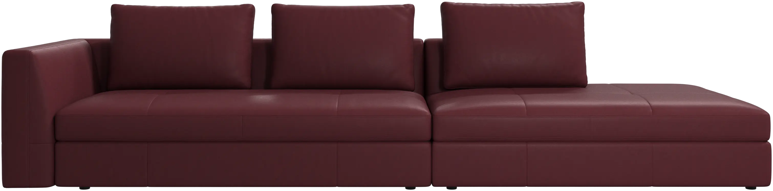 Bergamo sofa with lounging unit