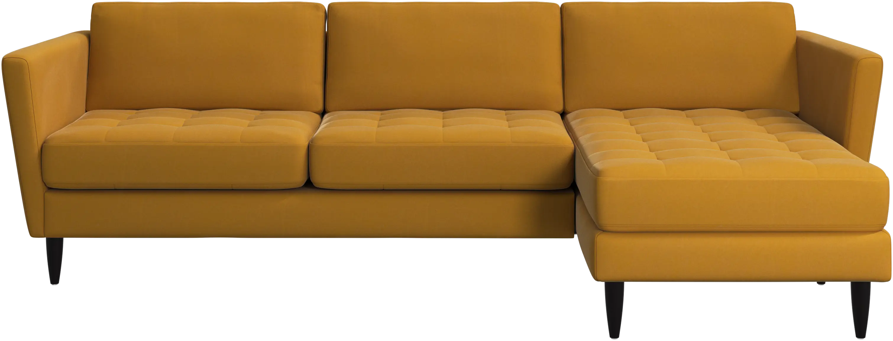 Osaka sofa with resting unit, tufted seat