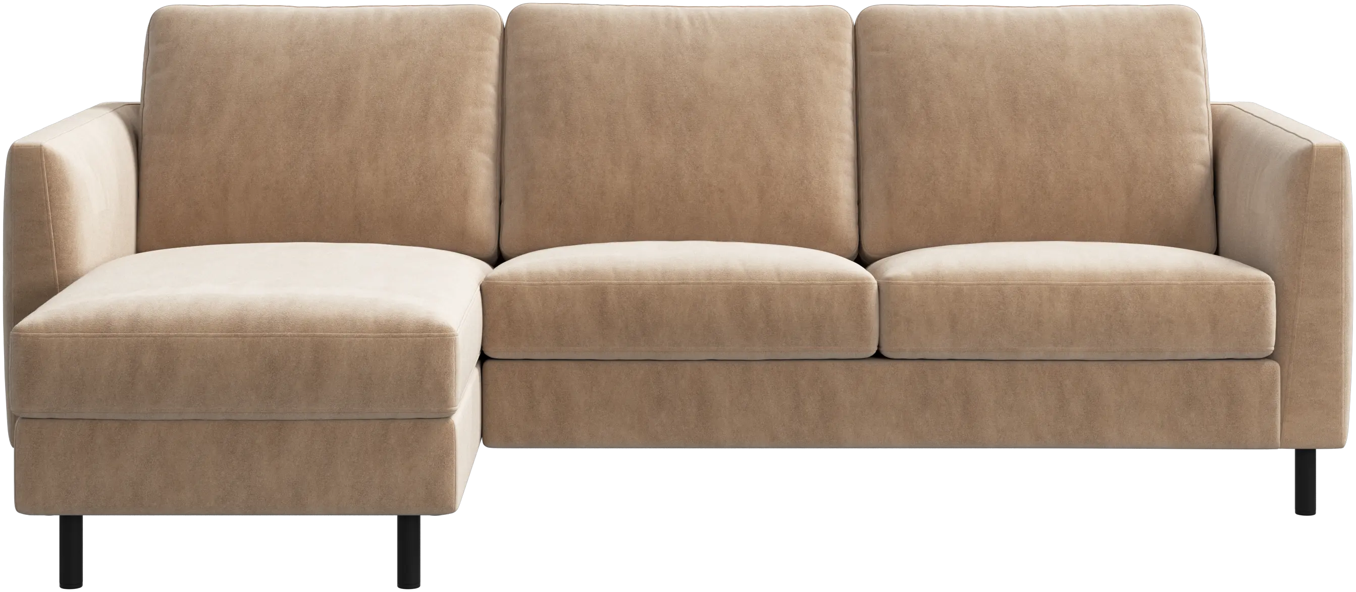 Sofá Indivi com chaise longue à esquerda