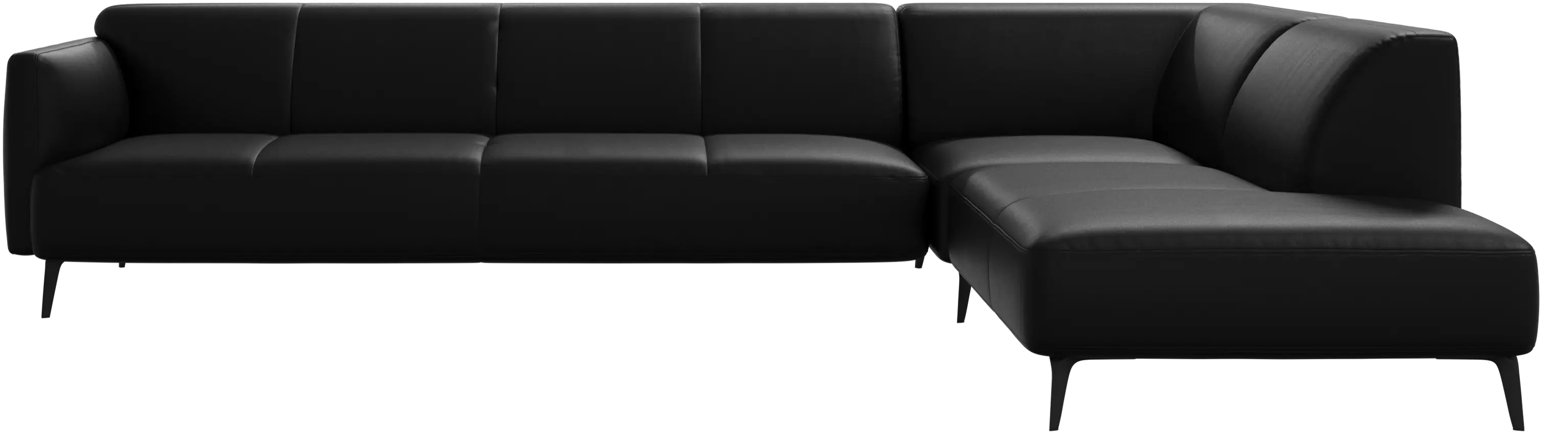 Modena corner sofa with lounging unit