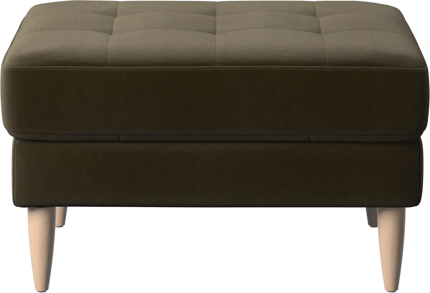 Osaka footstool, tufted seat