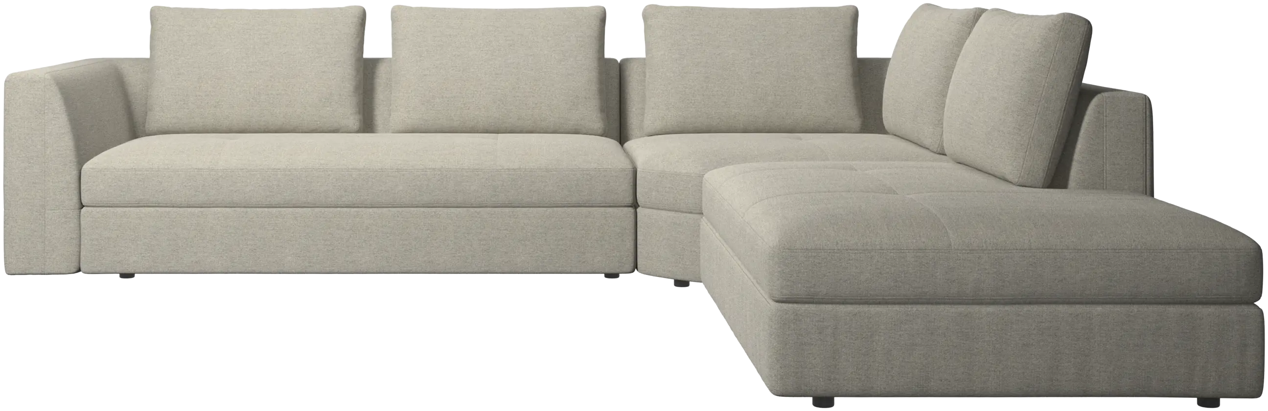 Bergamo corner sofa with lounging unit
