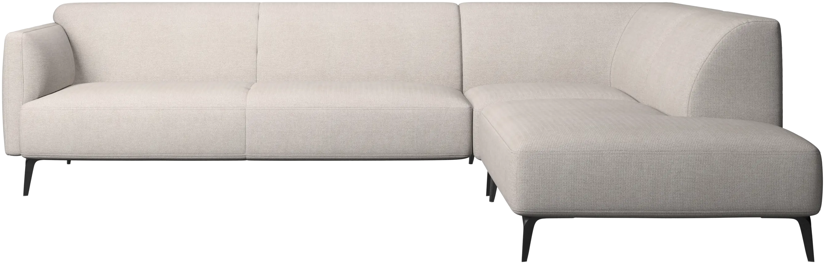 Modena corner sofa with lounging unit