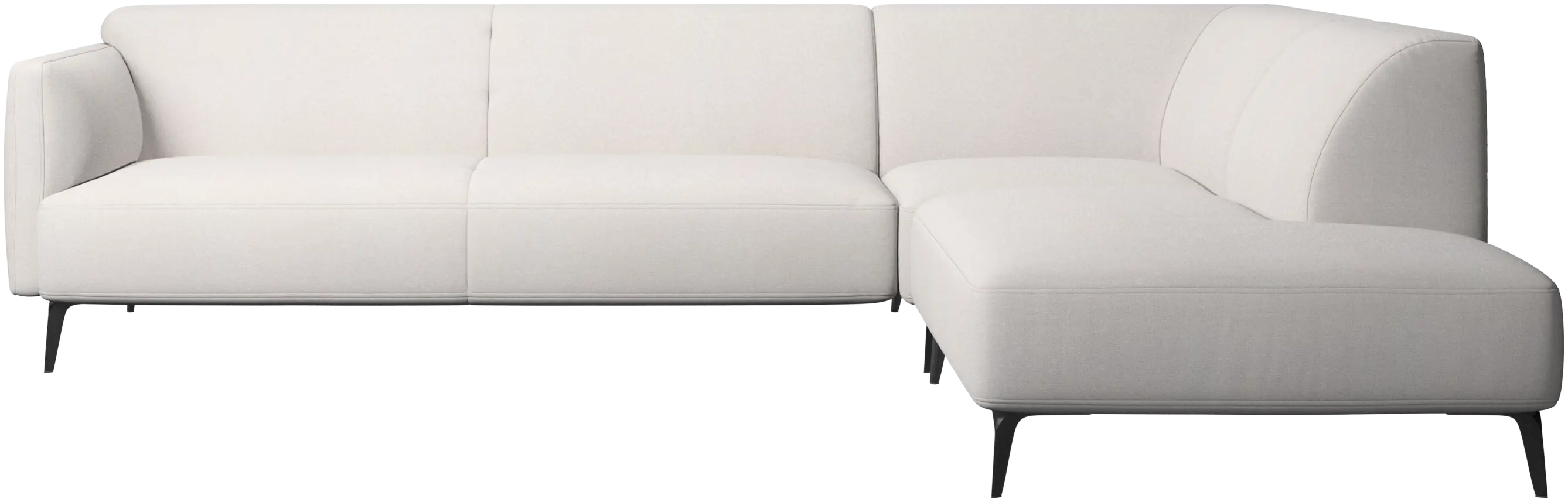 Modena corner sofa with lounging unit