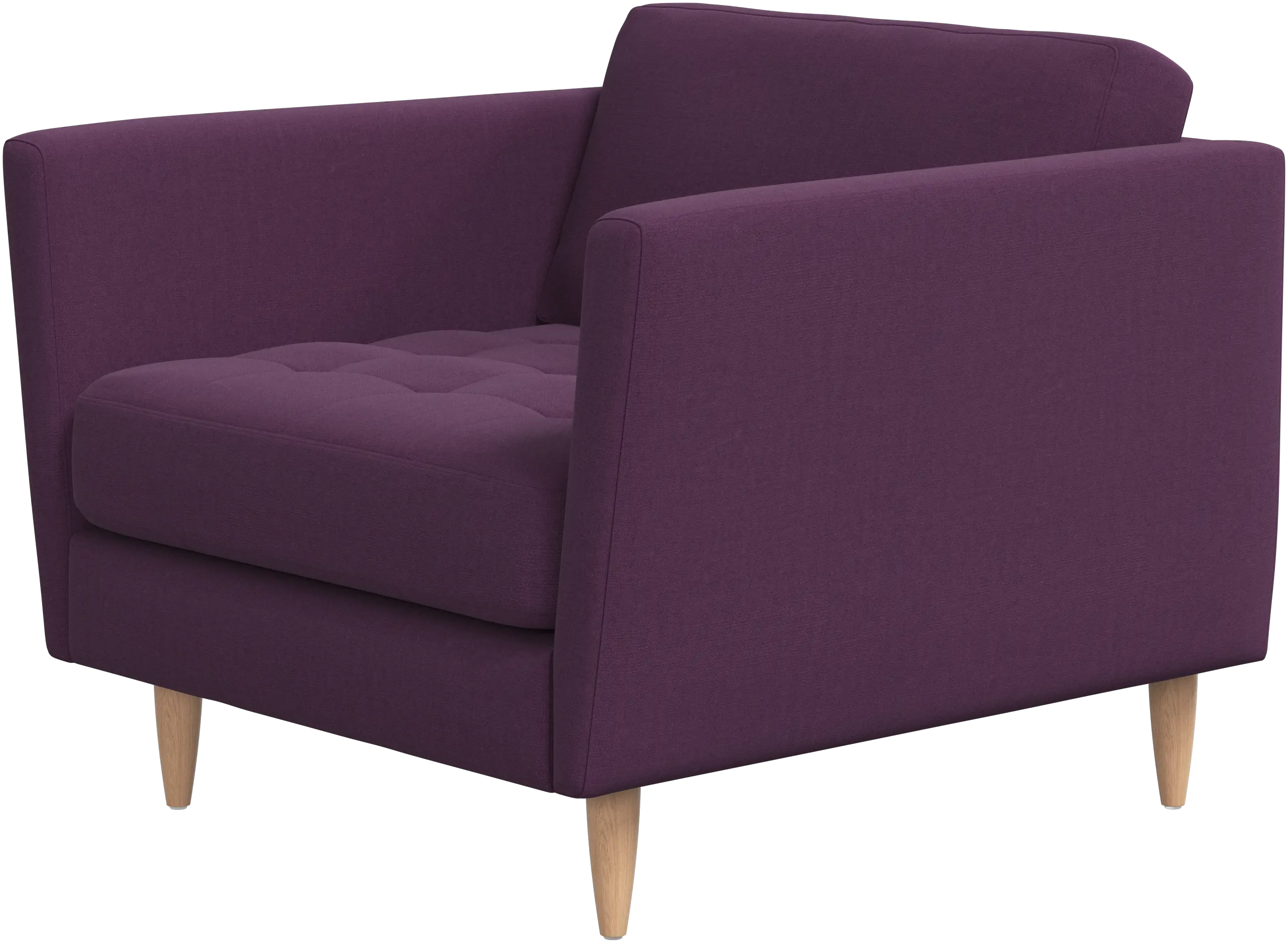 Osaka chair, tufted seat
