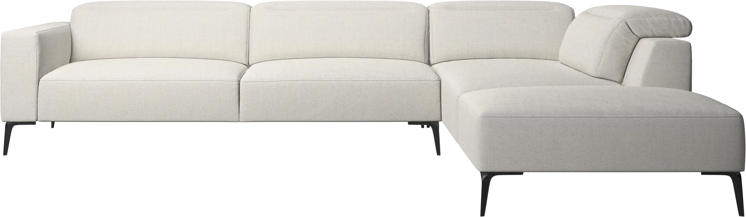 Zürich corner sofa with lounging unit