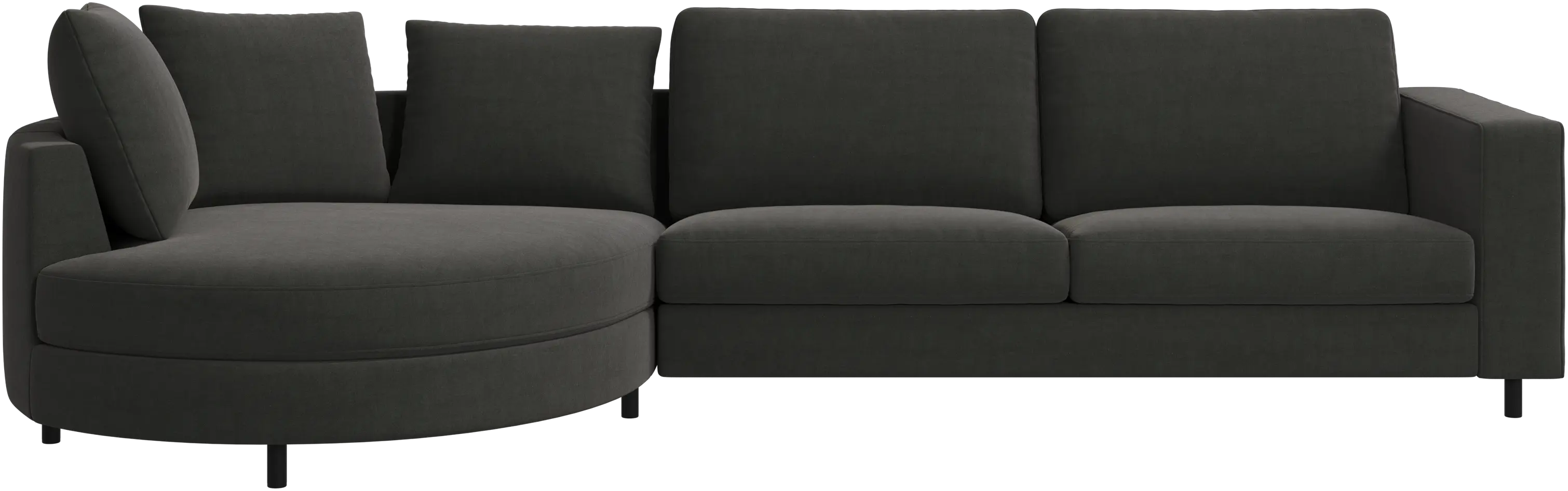 Sofá Indivi con módulo chaise-longue a la izquierda