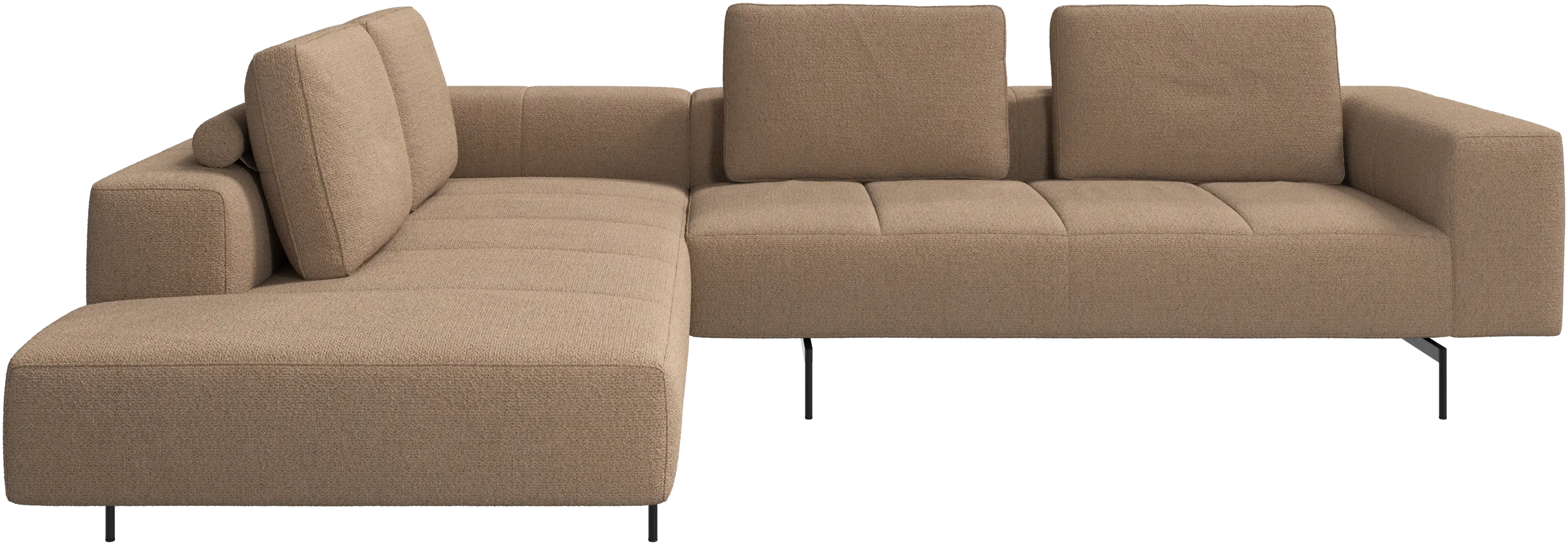 Amsterdam corner sofa with lounging unit