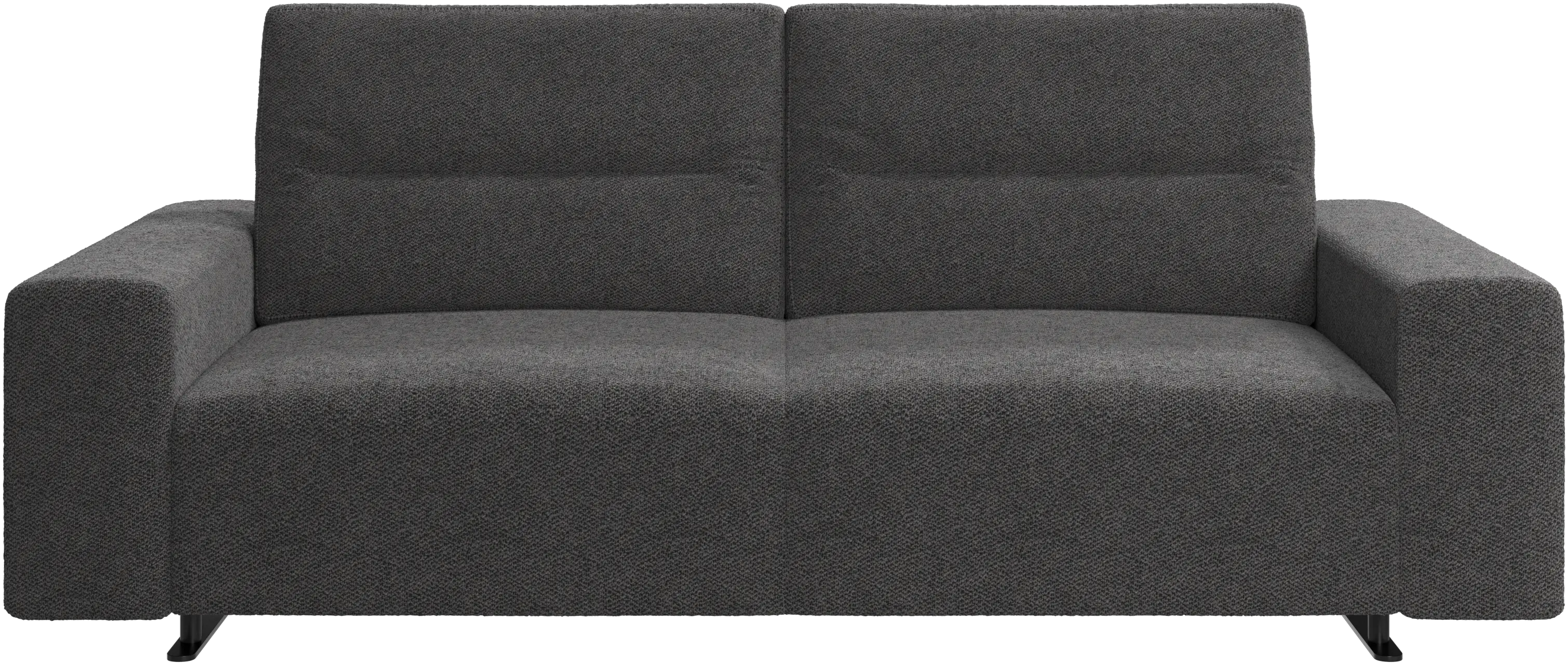 Hampton sofa with adjustable back and storage on the left side