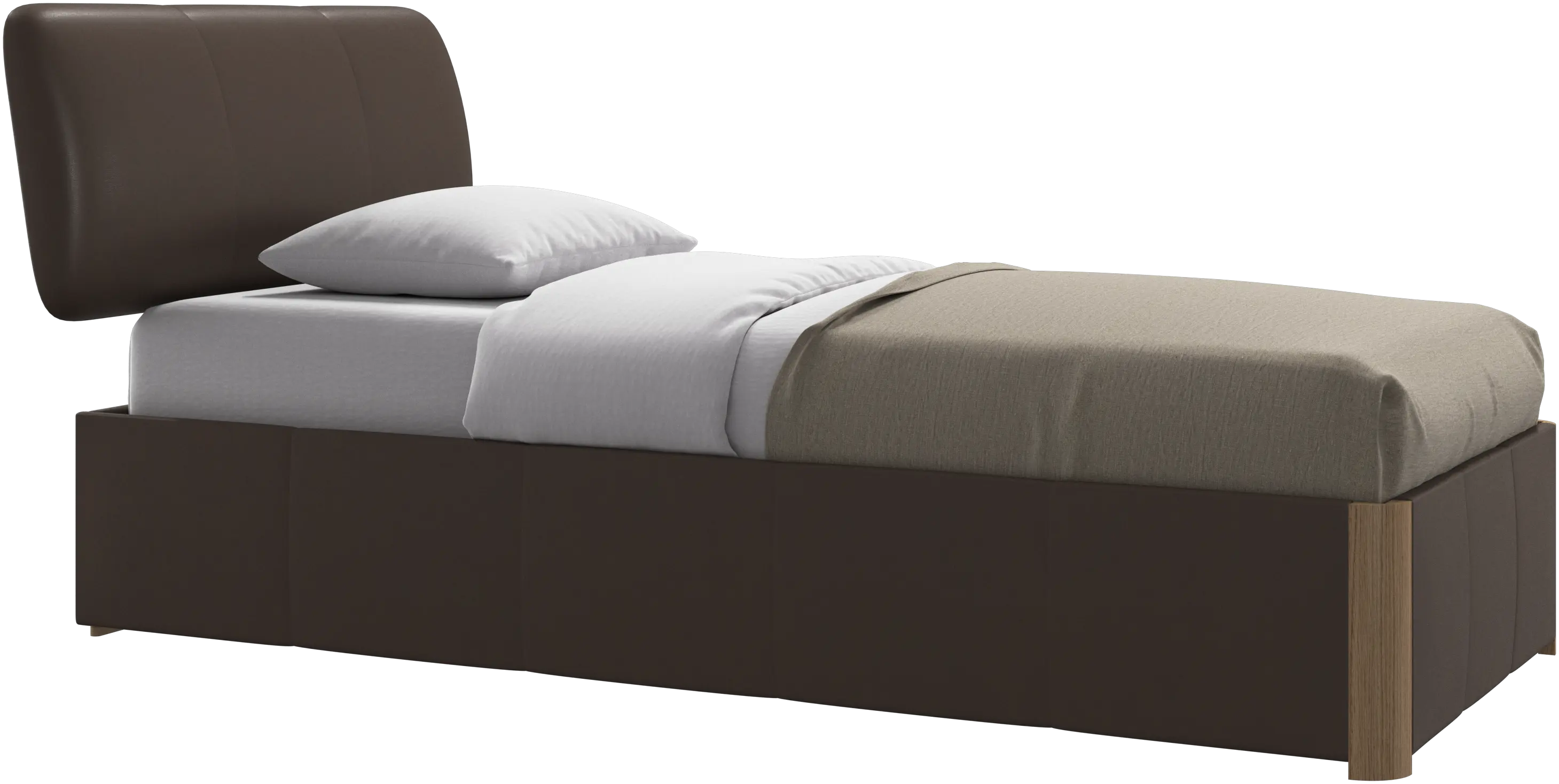Element cama, cabecero montado en la cama, sin láminas, excl. colchón