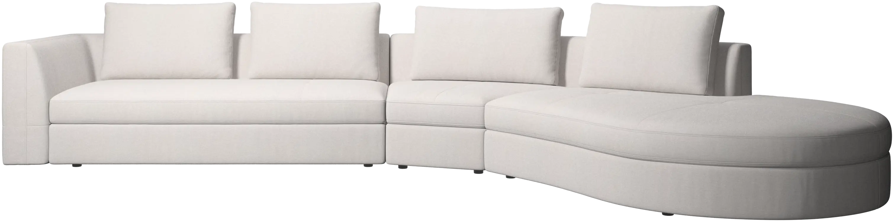 Canapé Bergamo avec module lounging,droite