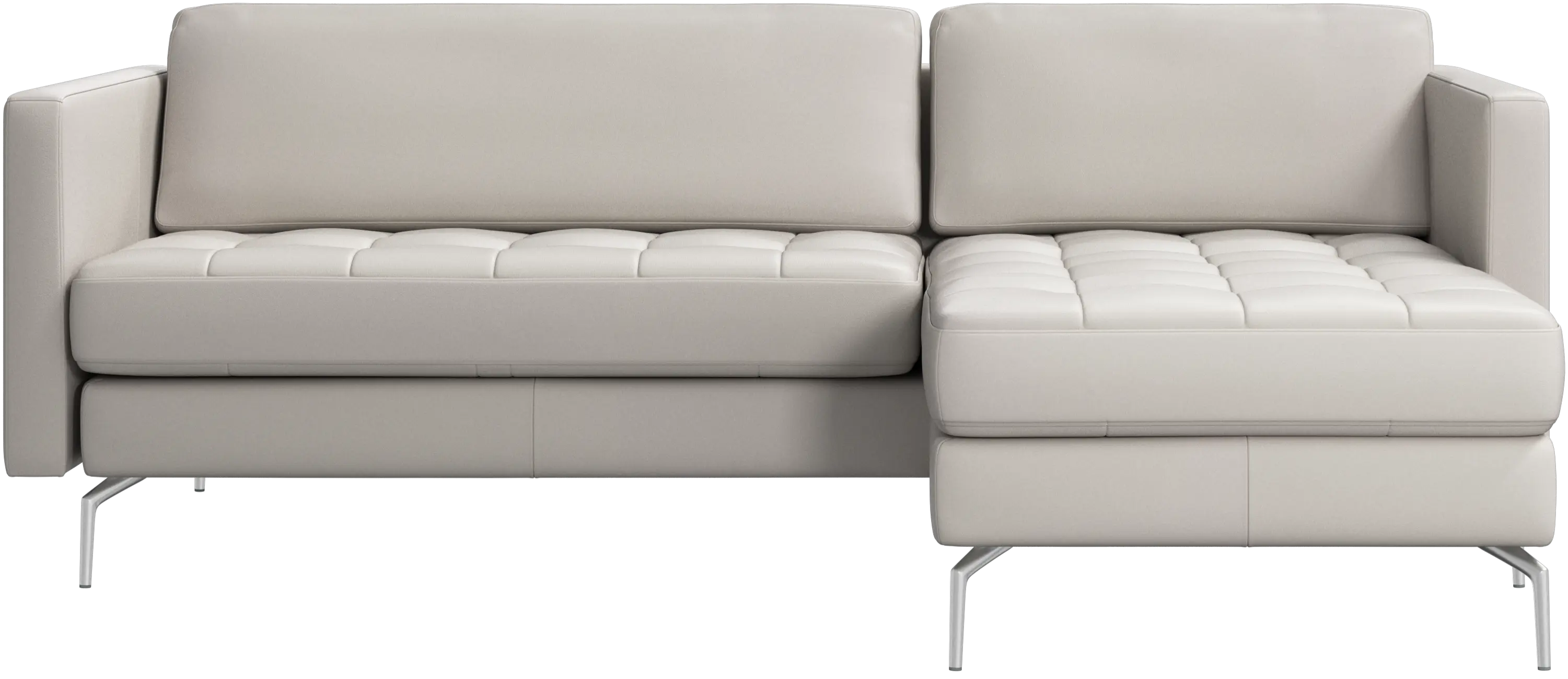 Osaka sofa with resting unit, tufted seat