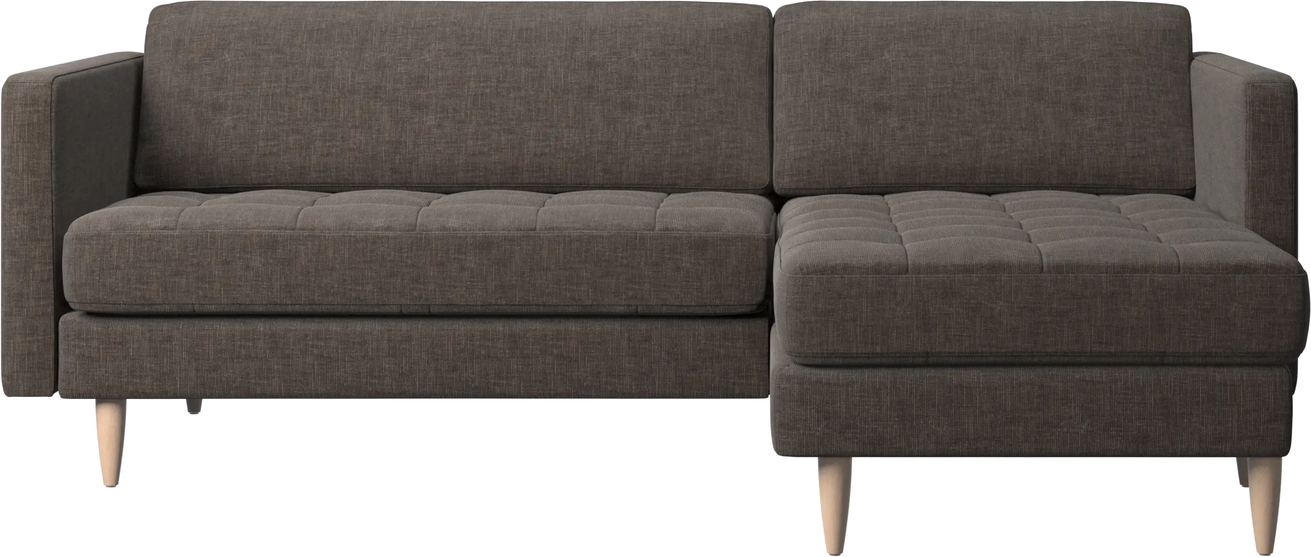 Osaka sofa with resting unit, tufted seat