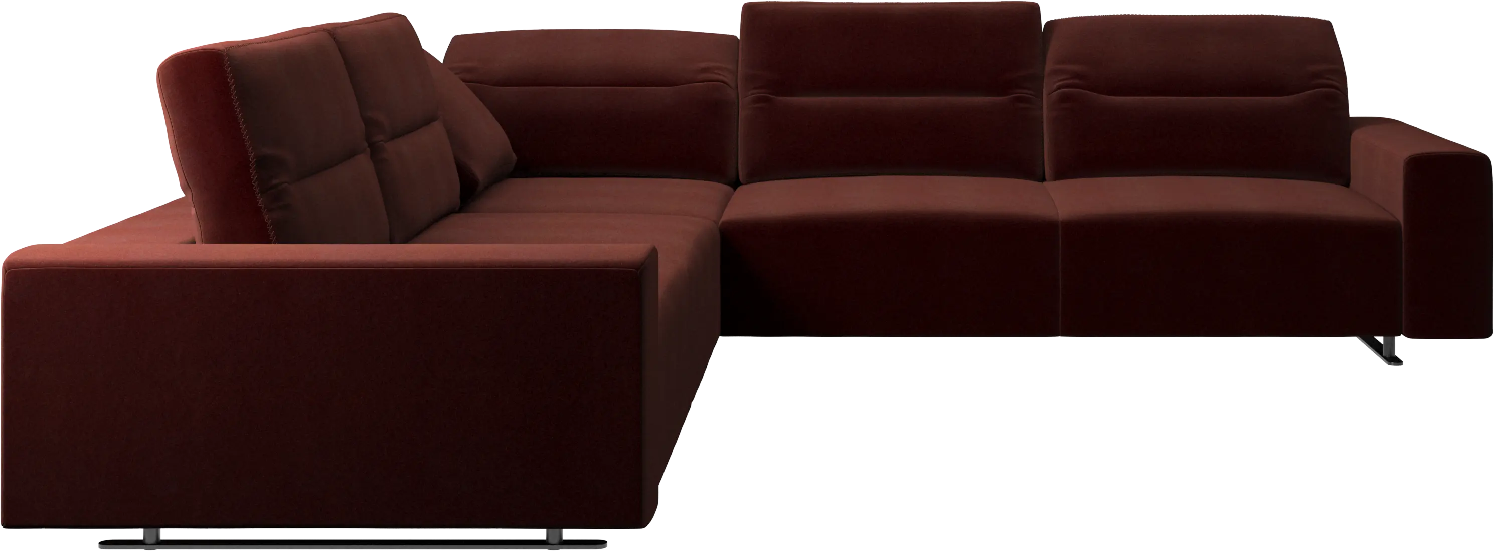 Hampton corner sofa with adjustable back
