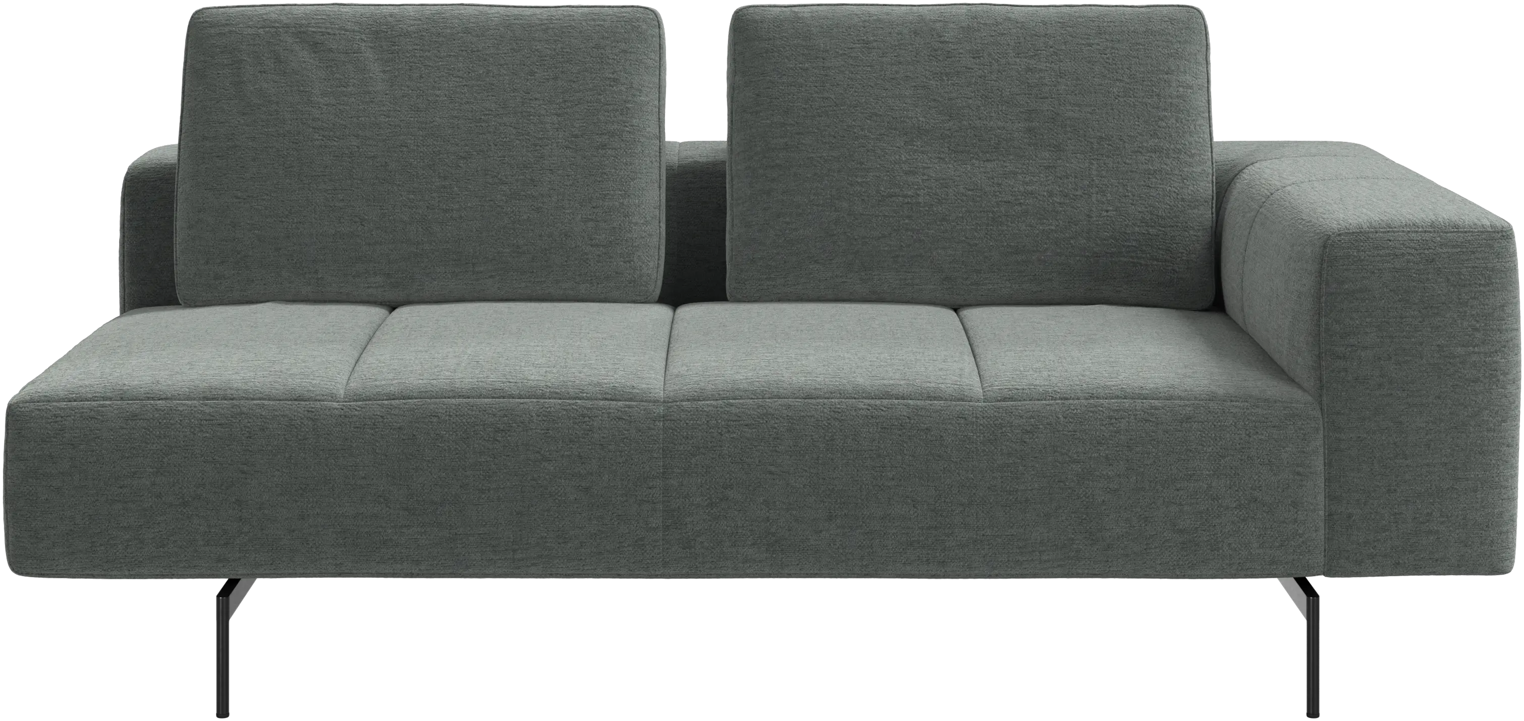 Amsterdam 2.5人掛けモジュール、アームレスト付き右サイドソファ