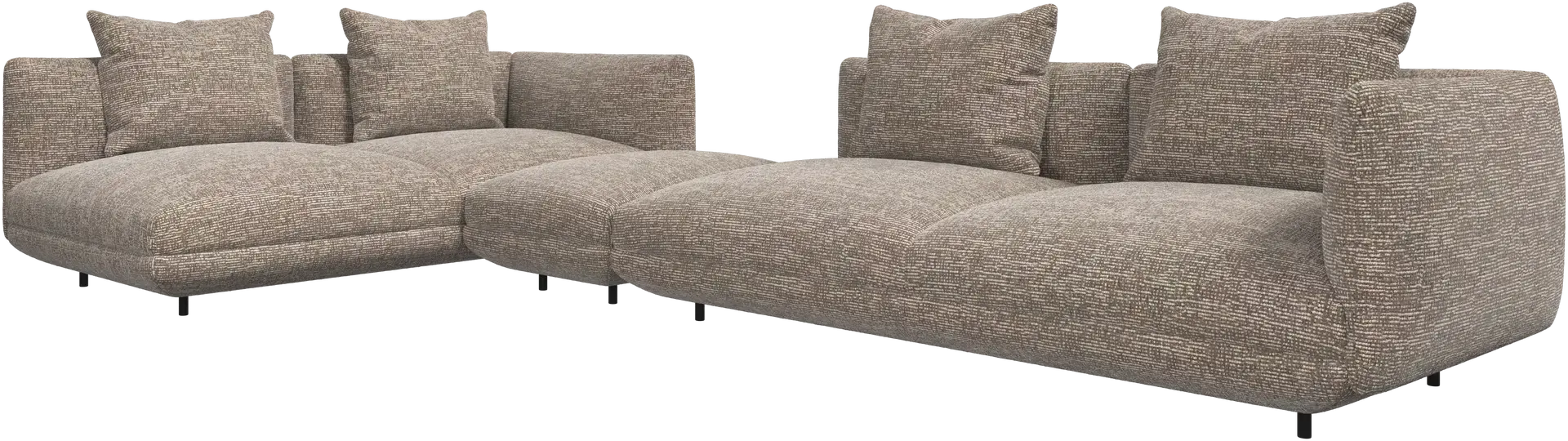 Sofas Canapé d’angle Salamanca + 4 petits coussins -20%