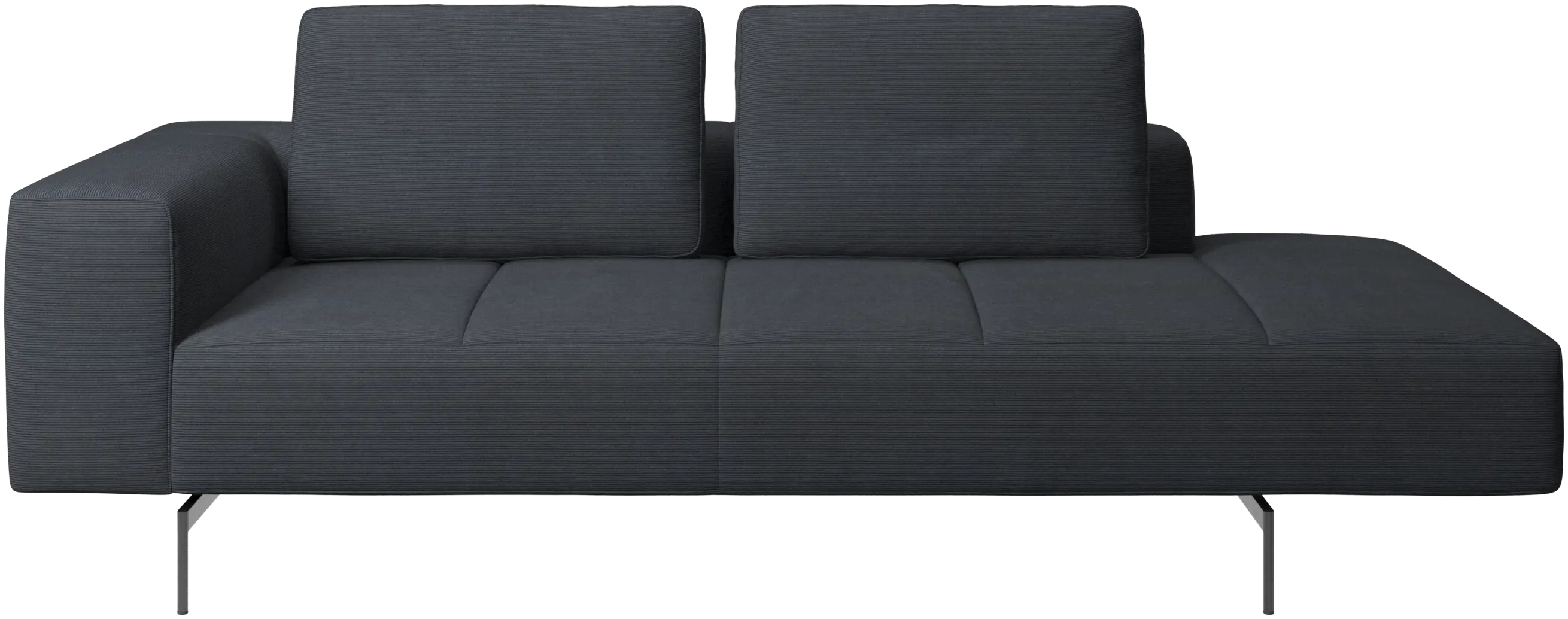 Amsterdam resting module for sofa, armrest left, open end right