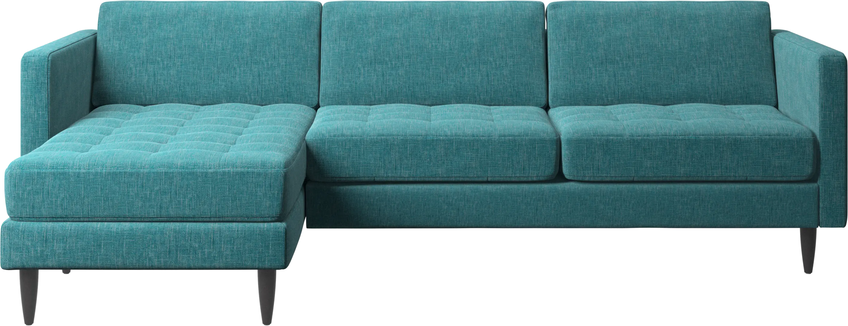 Osaka sofa with resting unit, tufted seat