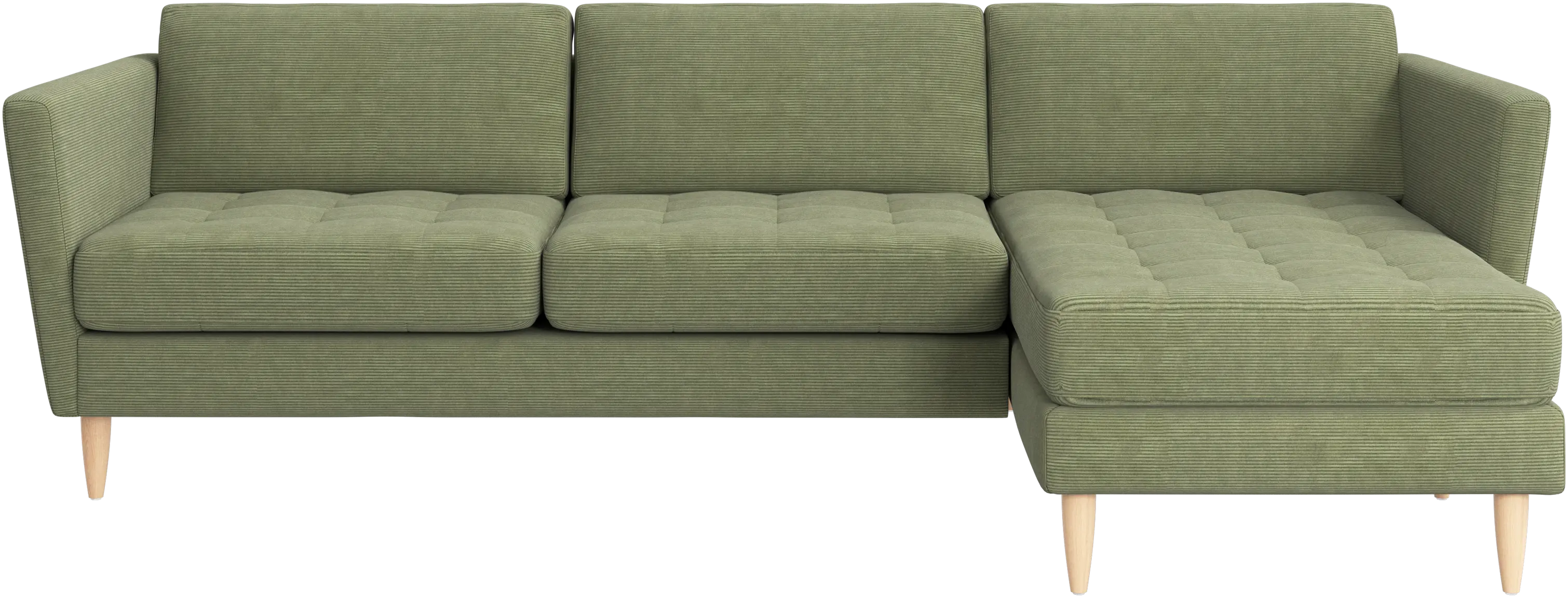 Osaka sofa with resting unit, tufted seat