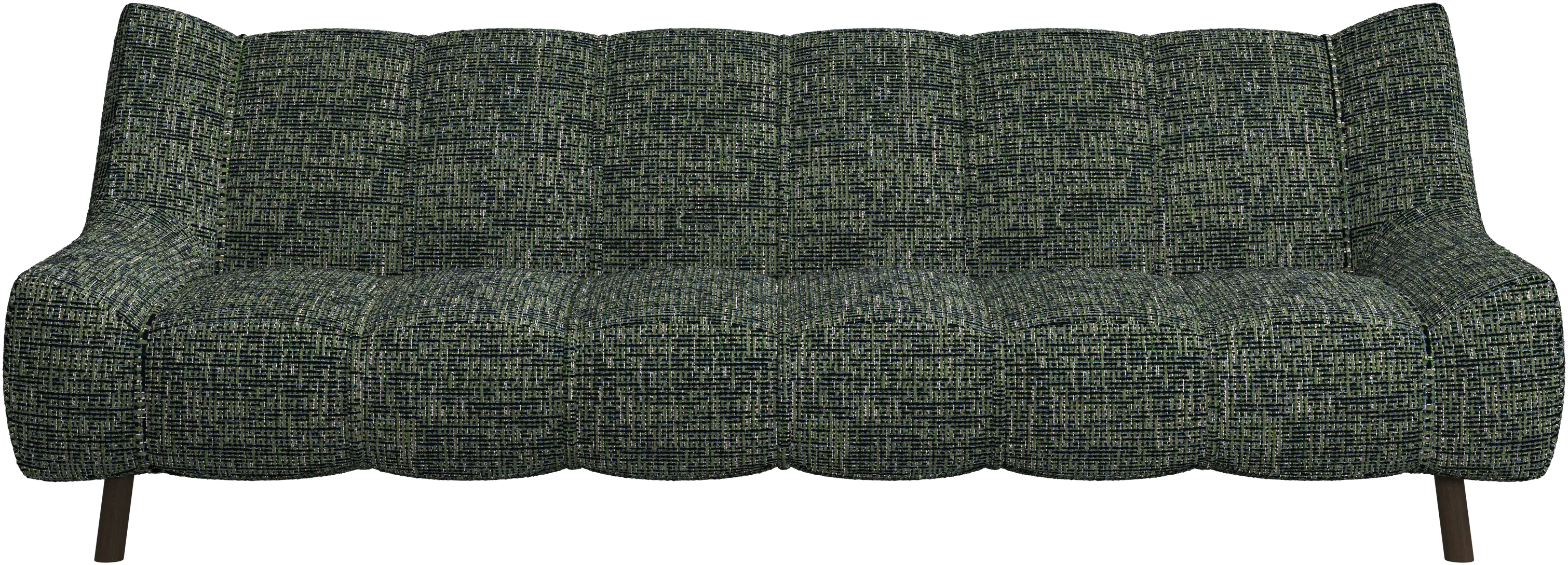 Canapé 3 places Nawabari, jambe en bois