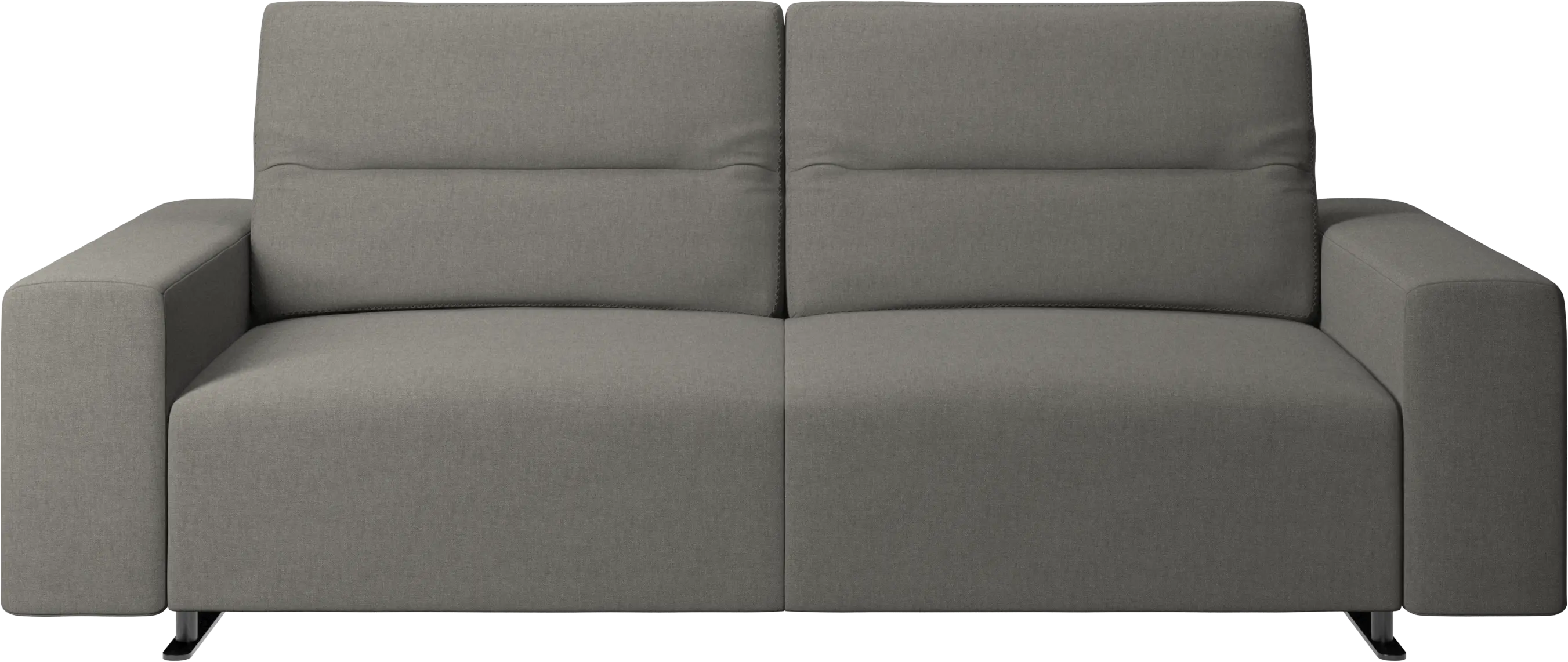 Hampton sofa with adjustable back and storage on the left side