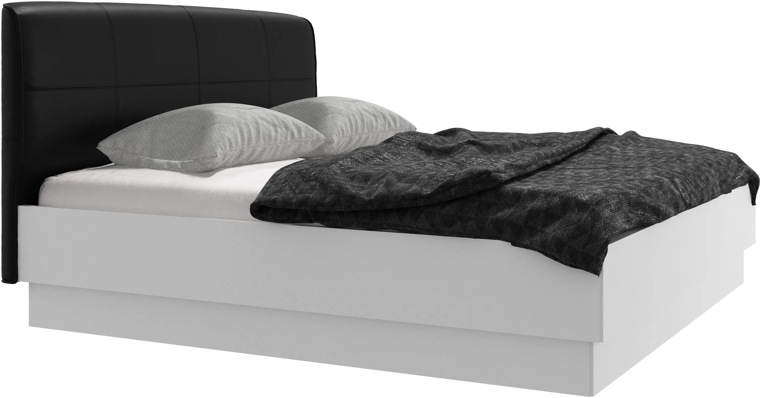 Houston, gepolstertes bett mit stauraum