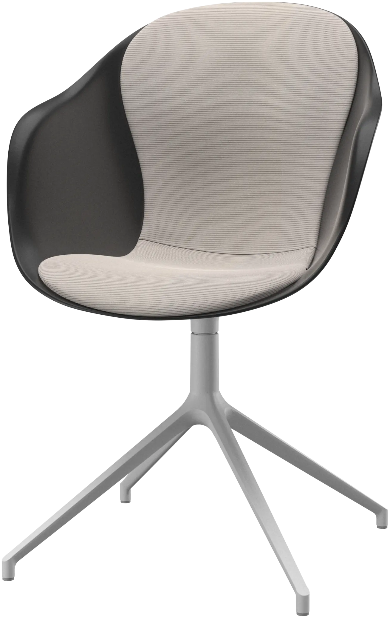 Chaise de salle à manger Adelaide avec fonction pivotante.