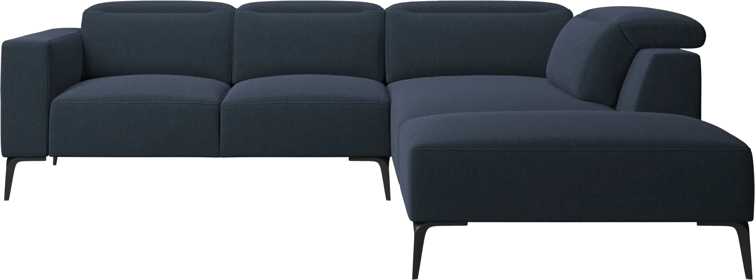 Zürich corner sofa with lounging unit