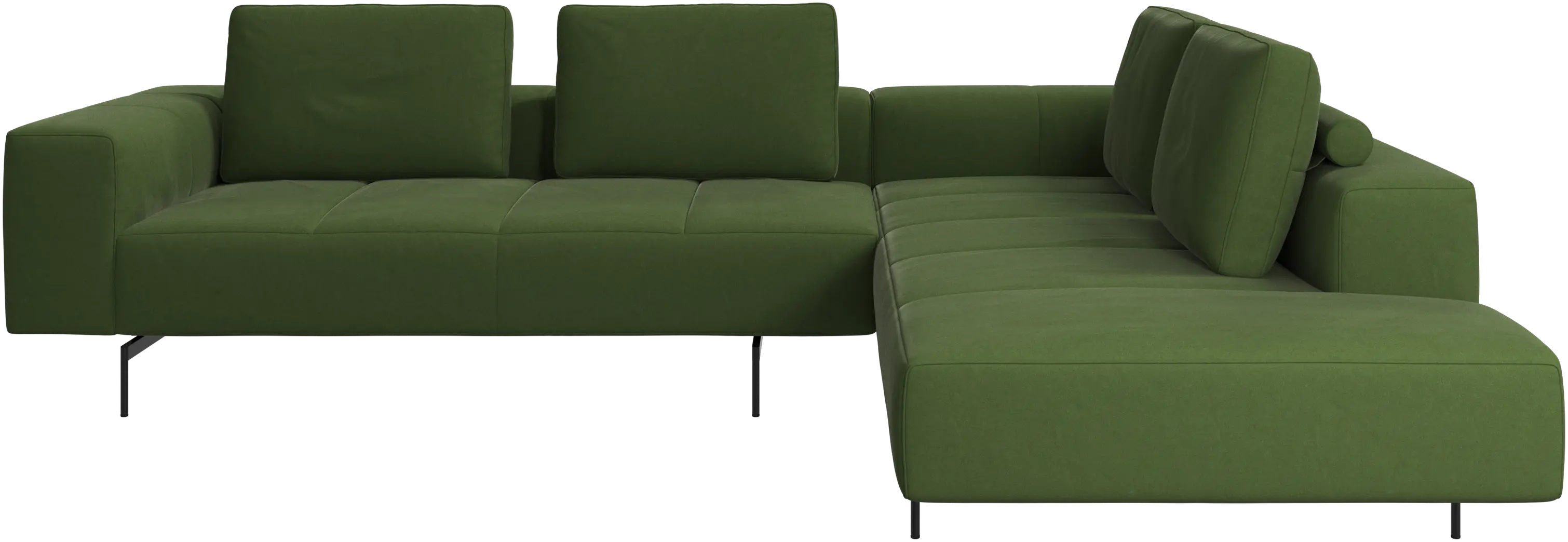 Amsterdam corner sofa with lounging unit