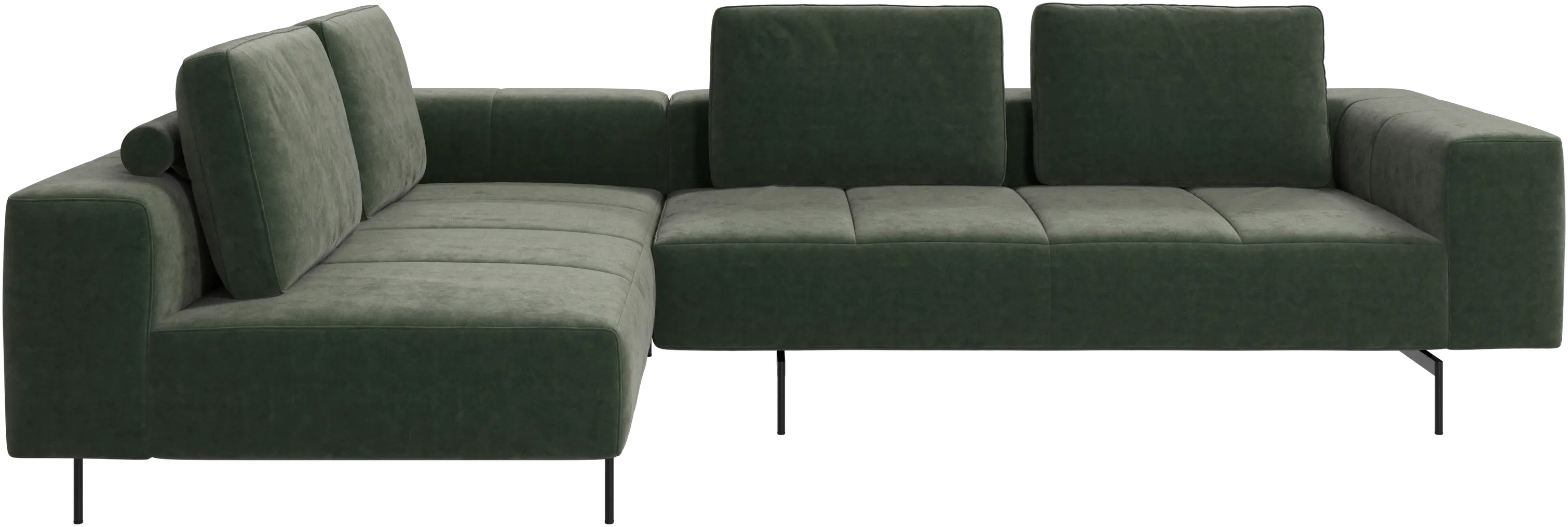 Amsterdam corner sofa with lounging unit