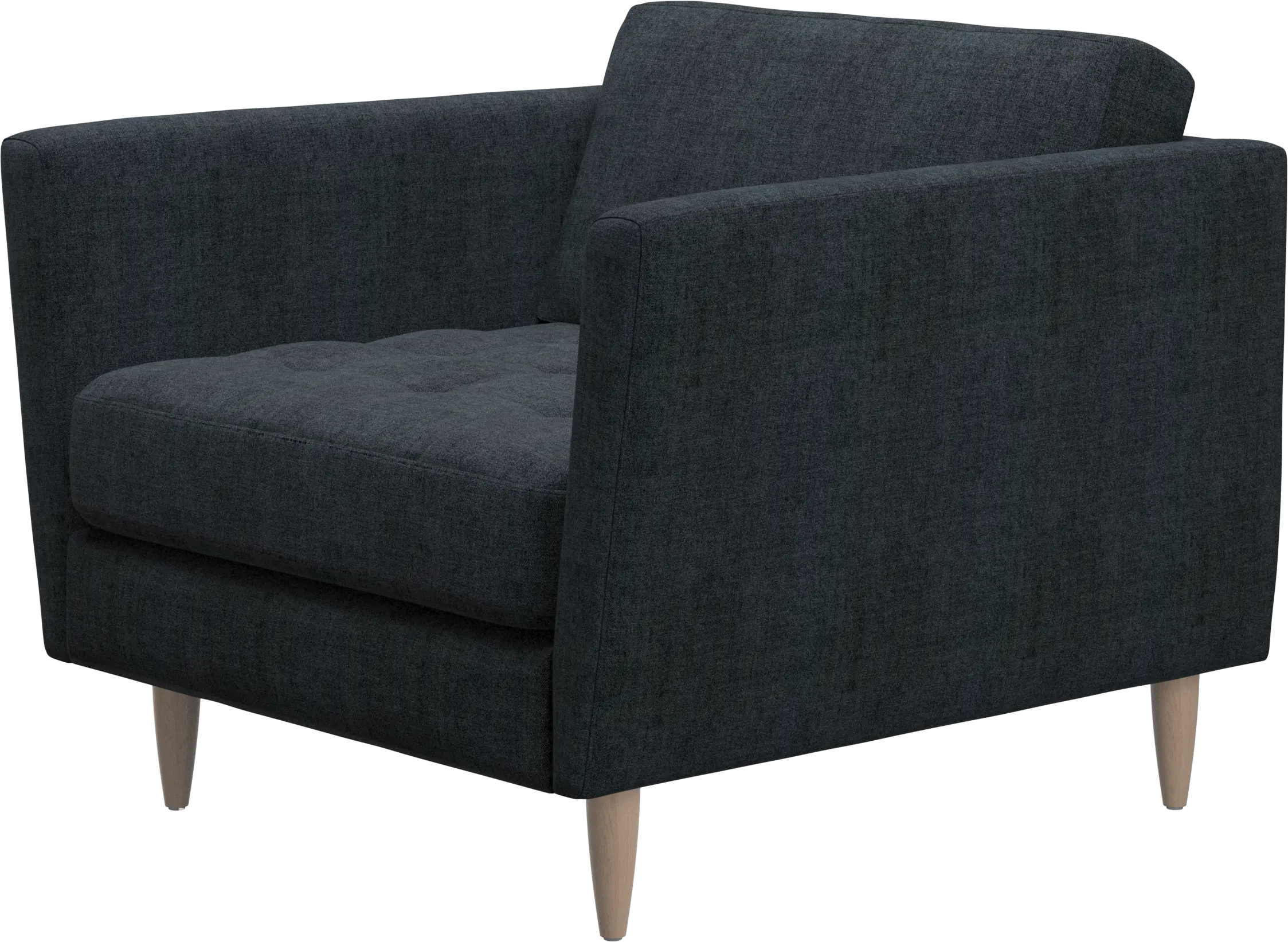 Osaka chair, tufted seat
