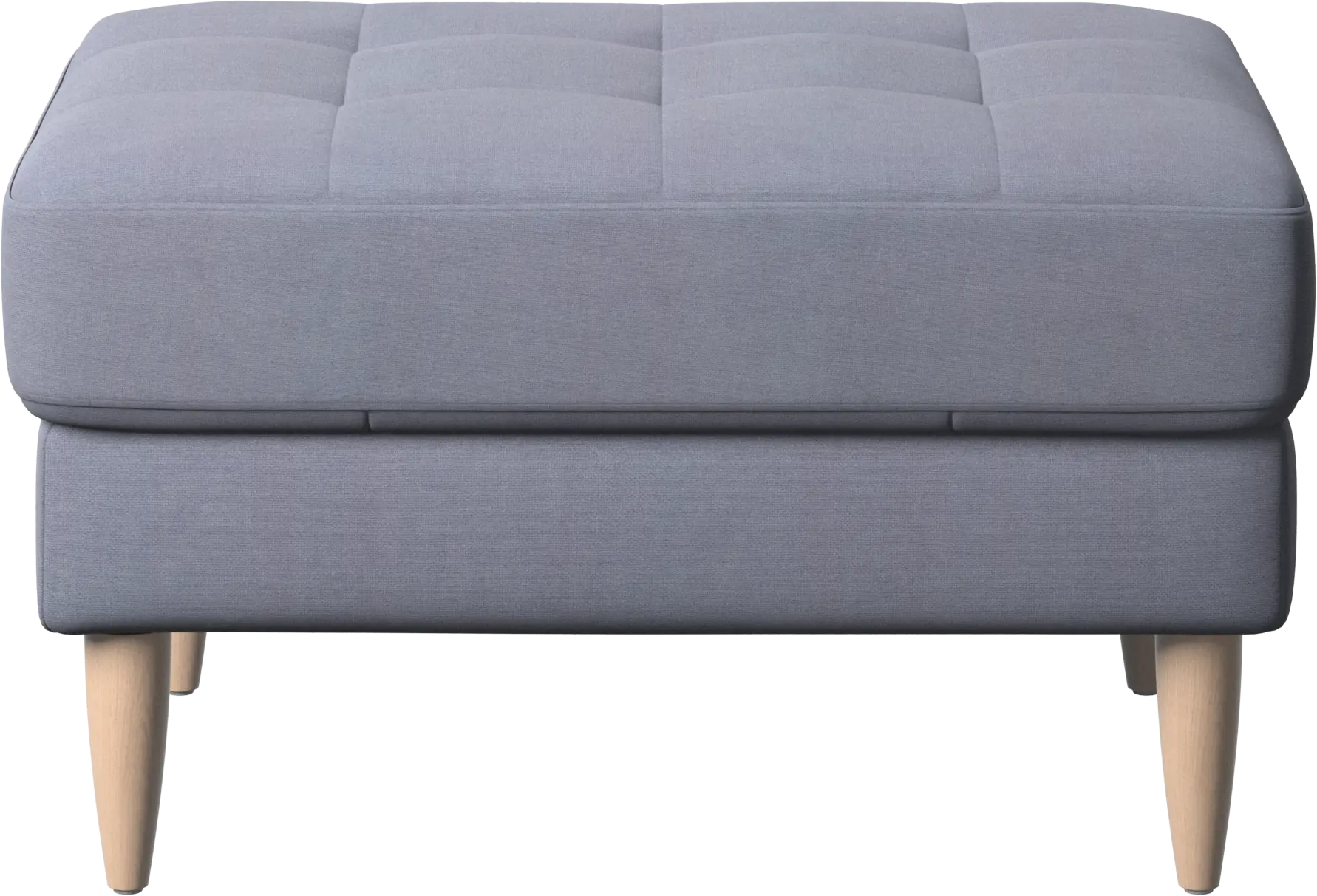 Osaka footstool, tufted seat