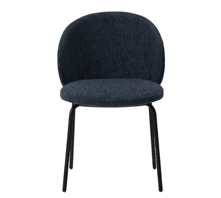 Princeton Blue Bristol fabric 3065 Matt black structure