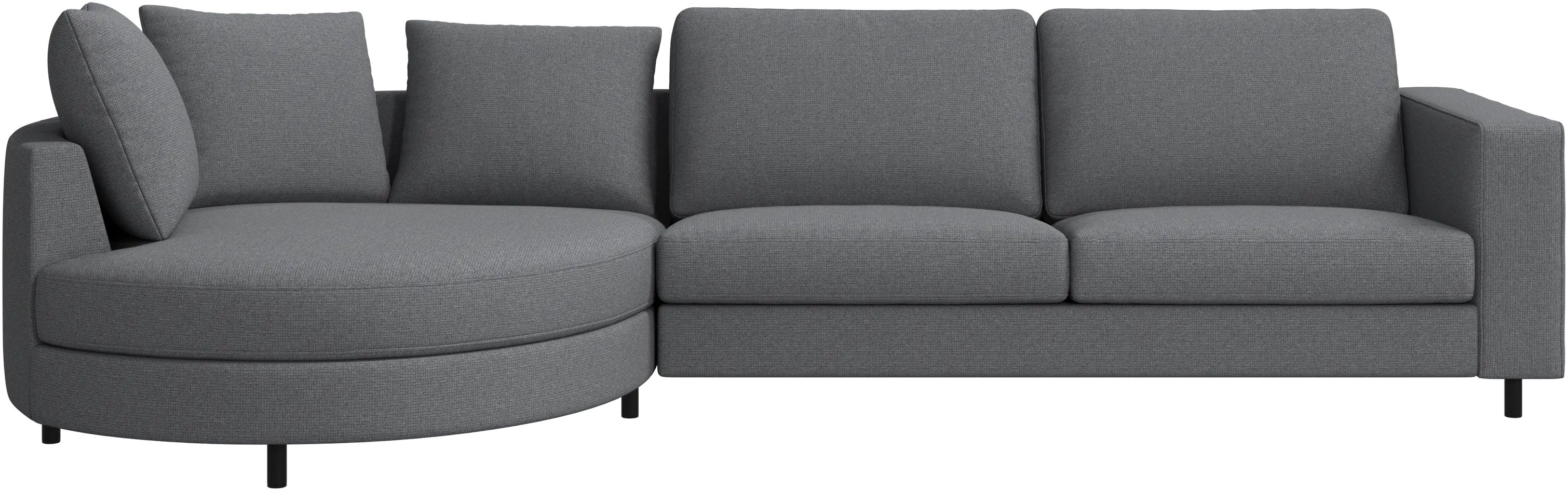 Indivi sofa with chaise longue left