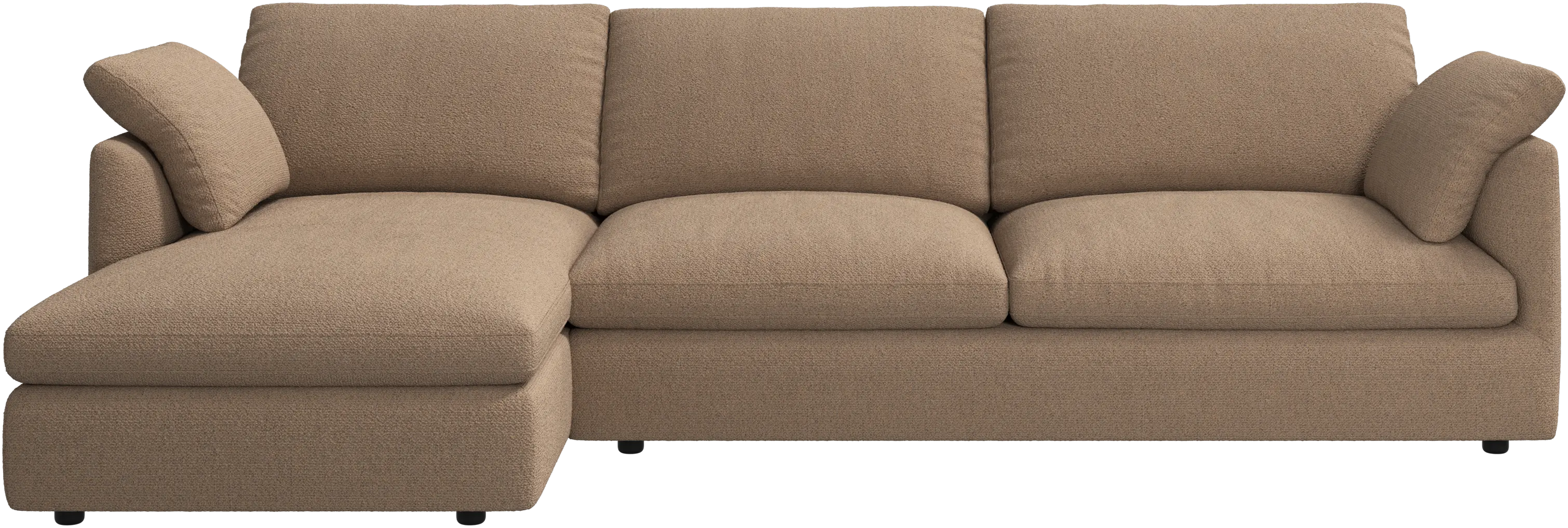 Milano sofa with chaise longue left